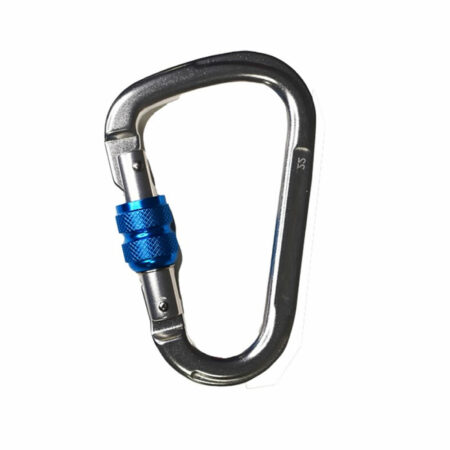 MOSQUETÓN CIERRE TORNILLO, ALUMINIO SAFETOP
